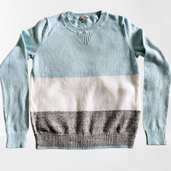 GAP Womens Colorblock Long Sleeve Sweater Size SMALL - Picture 1 of 8